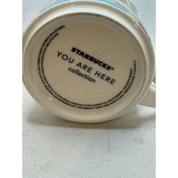 Starbucks Twin Cities Mug 2016 You Are Here Collection 14oz Graphic Design Ceram - Picture 3 of 7